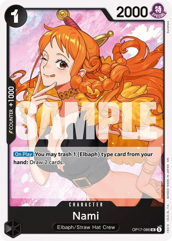 Nami (086) - OP17-086 - Uncommon (Pre-Order)