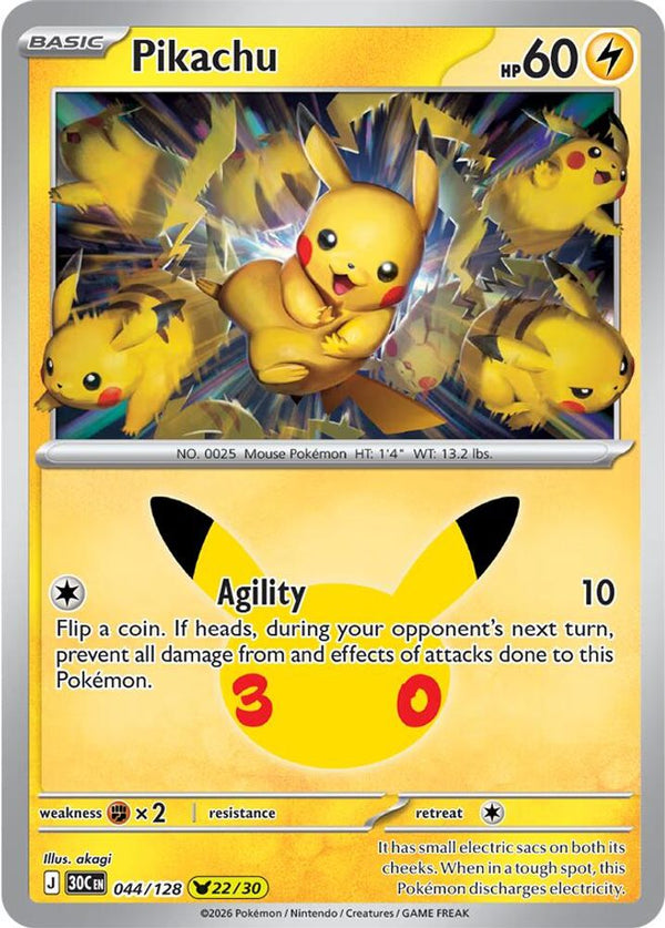 Pikachu - 044/128 - Pikachu Rare
