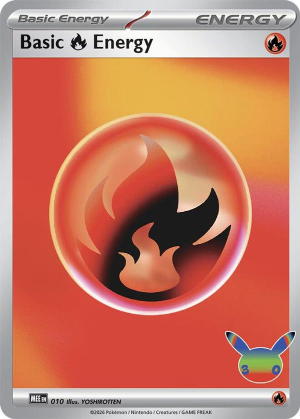 Basic Fire Energy - 010 - Futuristic Rare