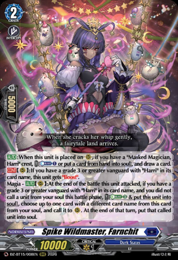 Spike Wildmaster, Farnchit - DZ-BT15/008EN - Triple Rare