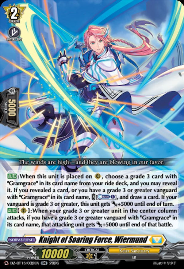 Knight of Soaring Force, Wiermund - DZ-BT15/032EN - Double Rare