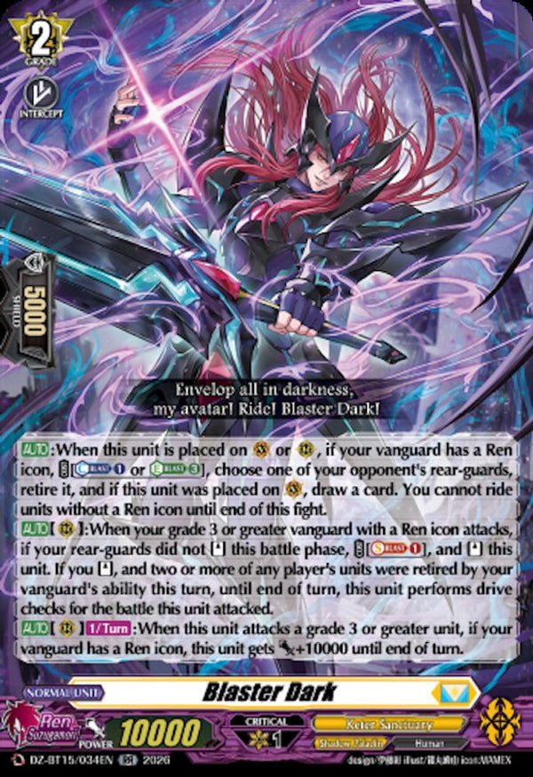 Blaster Dark - DZ-BT15/034EN - Double Rare