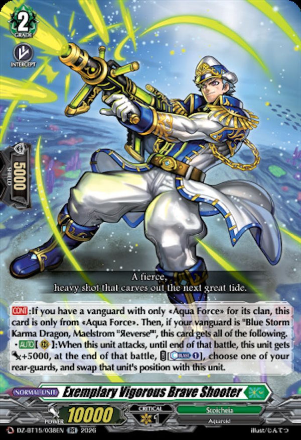 Exemplary Vigorous Brave Shooter - DZ-BT15/038EN - Double Rare