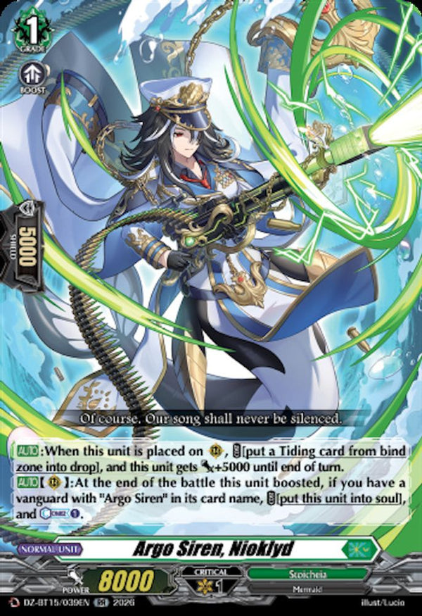 Argo Siren, Nioklyd - DZ-BT15/039EN - Double Rare