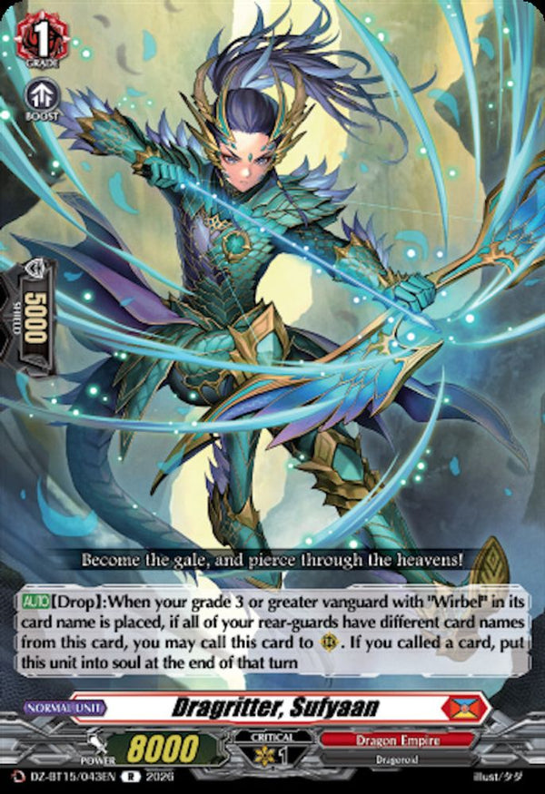 Dragritter, Sufyaan - DZ-BT15/043EN - Rare