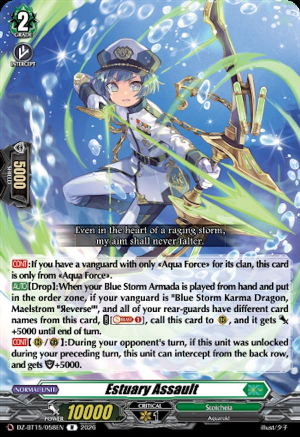 Estuary Assault - DZ-BT15/058EN - Rare