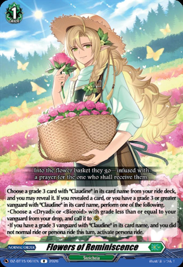 Flowers of Reminiscence - DZ-BT15/061EN - Rare