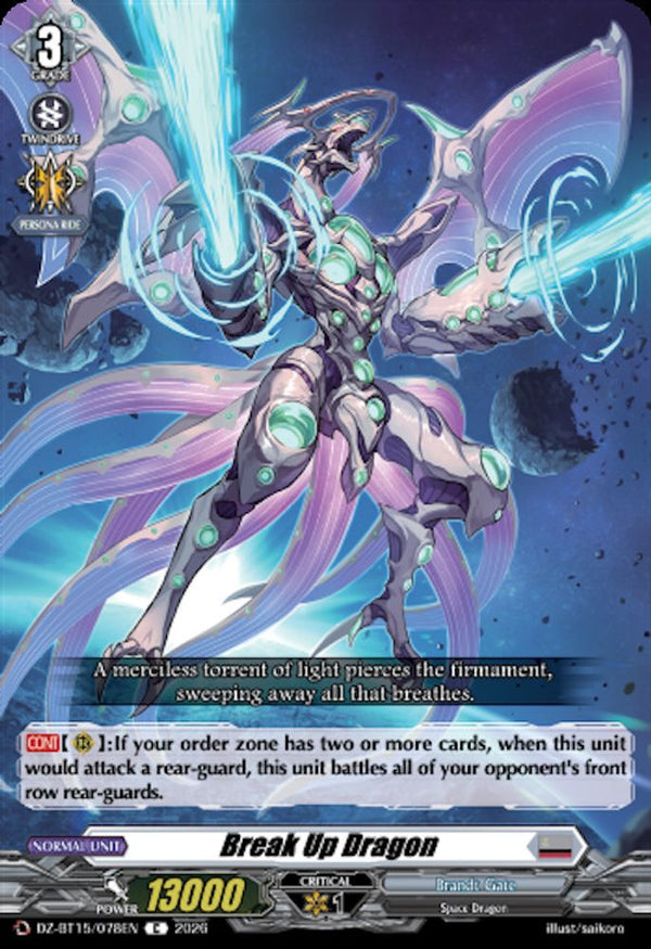 Break Up Dragon - DZ-BT15/078EN - Common