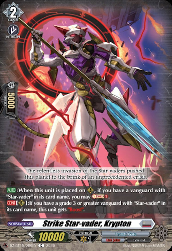 Strike Star-vader, Krypton - DZ-BT15/080EN - Common