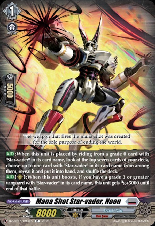 Mana Shot Star-vader, Neon - DZ-BT15/084EN - Common