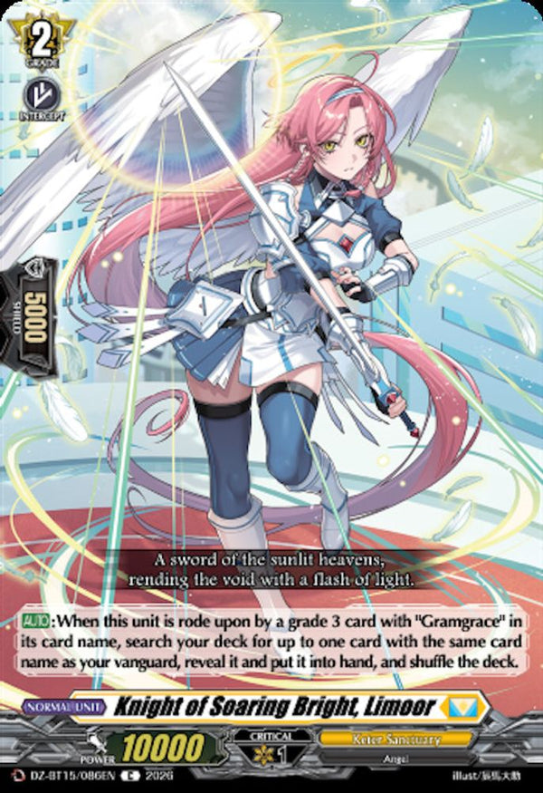 Knight of Soaring Bright, Limoor - DZ-BT15/086EN - Common