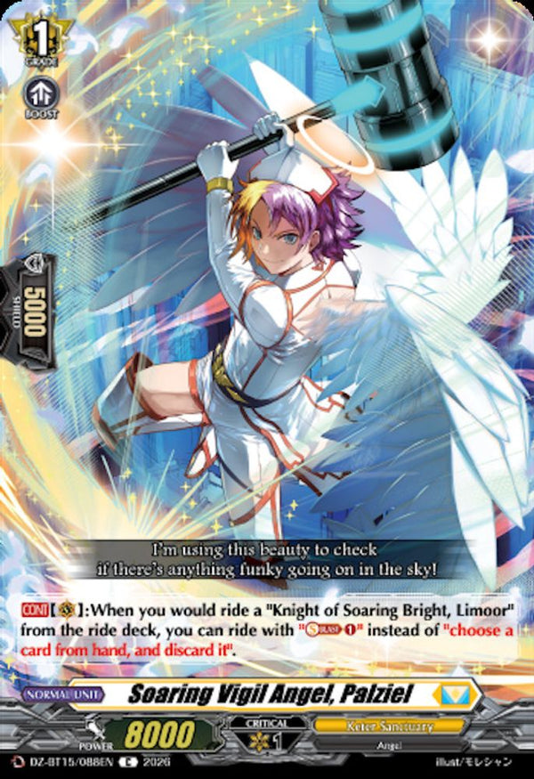 Soaring Vigil Angel, Palziel - DZ-BT15/088EN - Common