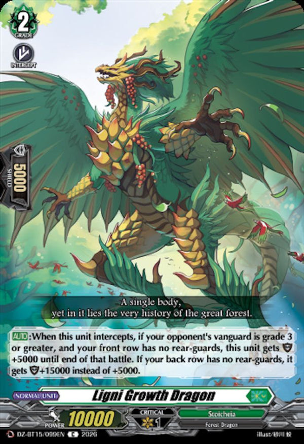 Ligni Growth Dragon - DZ-BT15/099EN - Common