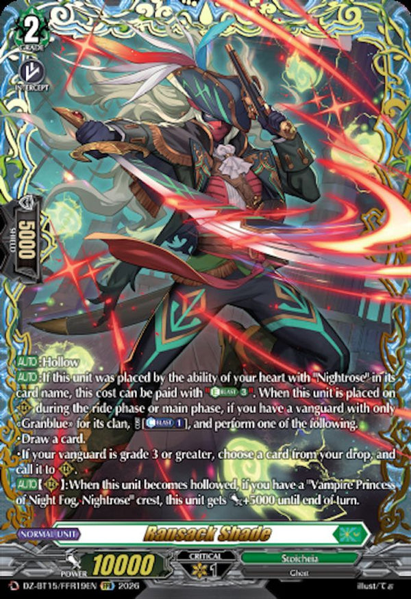 Ransack Shade (FFR) - DZ-BT15/FFR19EN - Double Frame Rare