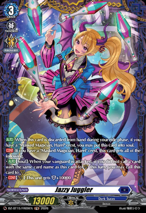 Jazzy Juggler (FR) - DZ-BT15/FR09EN - Frame Rare