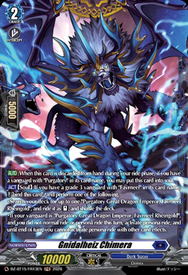 Gnidalheiz Chimera (FR) - DZ-BT15/FR13EN - Frame Rare