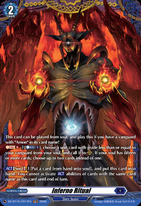 Inferno Ritual (FR) - DZ-BT15/FR17EN - Frame Rare