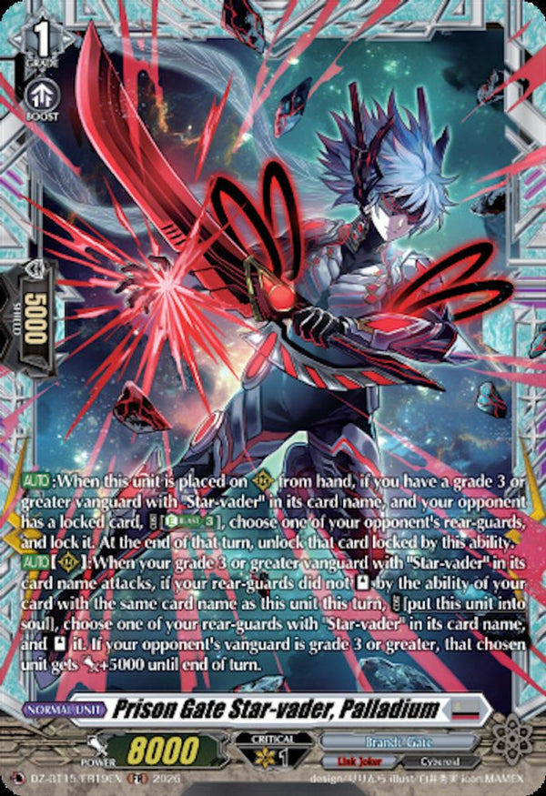 Prison Gate Star-vader, Palladium (FR) - DZ-BT15/FR19EN - Frame Rare