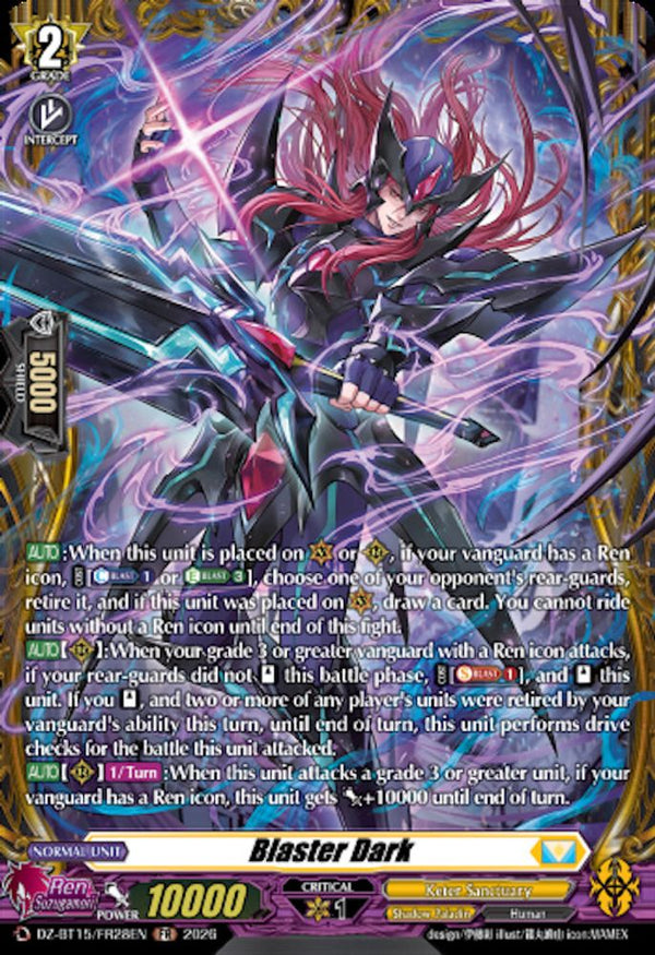 Blaster Dark (FR) - DZ-BT15/FR28EN - Frame Rare