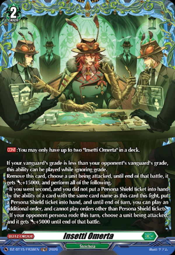 Insetti Omerta (FR) - DZ-BT15/FR38EN - Frame Rare
