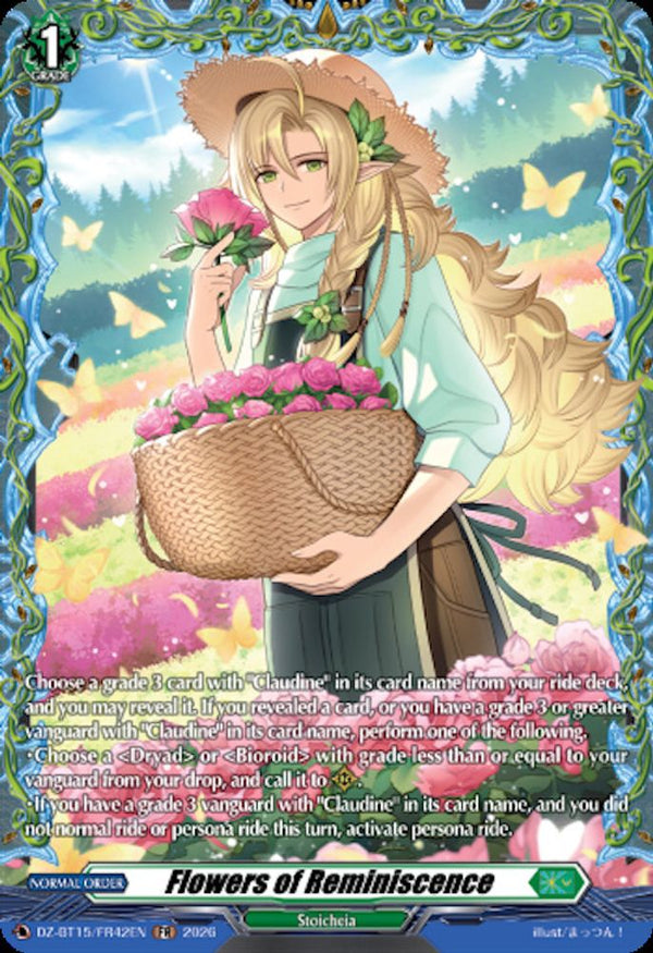 Flowers of Reminiscence (FR) - DZ-BT15/FR42EN - Frame Rare
