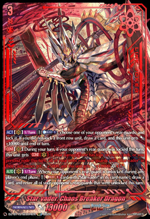 Star-vader, Chaos Breaker Dragon (SEC) - DZ-BT15/SEC04EN - SEC