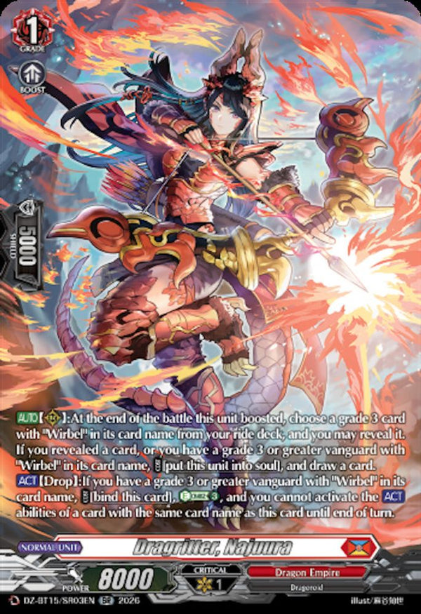 Dragritter, Najuura (SR) - DZ-BT15/SR03EN - Silver Rare