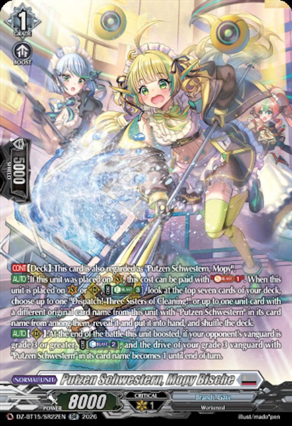Putzen Schwestern, Mopy Bische (SR) - DZ-BT15/SR22EN - Silver Rare