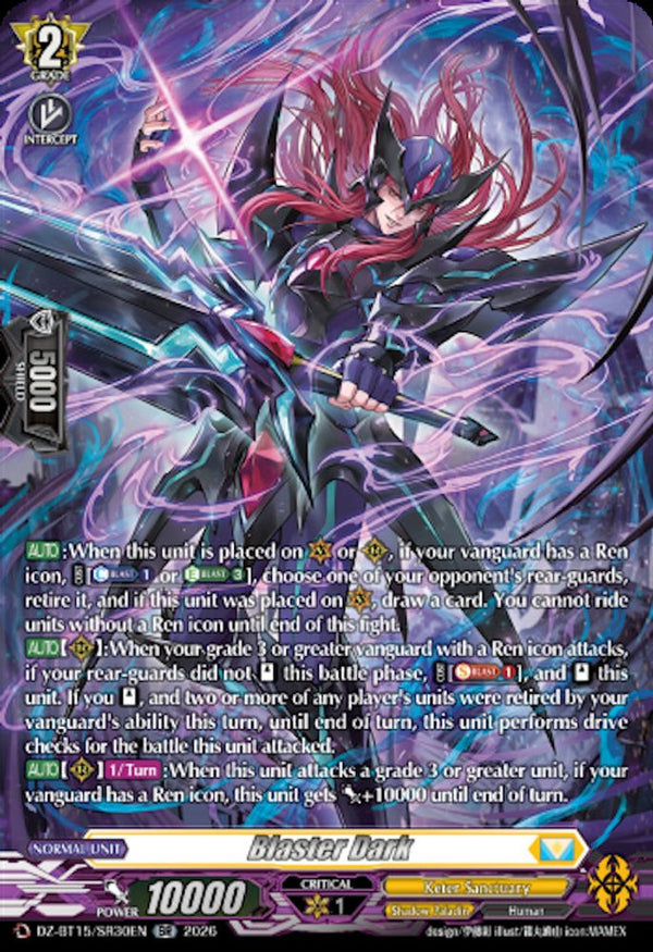 Blaster Dark (SR) - DZ-BT15/SR30EN - Silver Rare