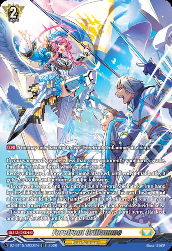 Forefront Oriflamme (SR) - DZ-BT15/SR32EN - Silver Rare