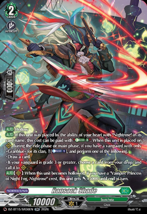 Ransack Shade (SR) - DZ-BT15/SR36EN - Silver Rare
