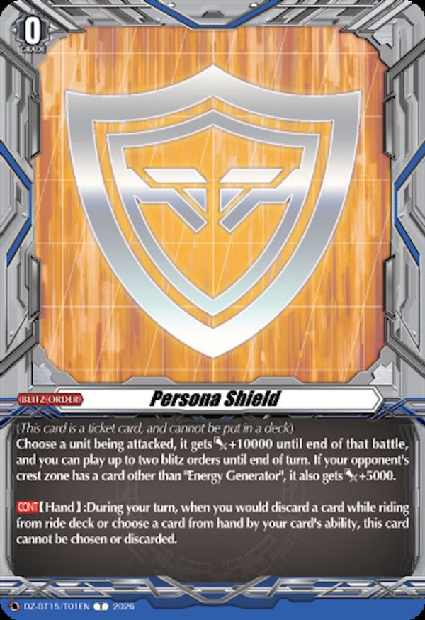 Persona Shield - DZ-BT15/T01EN - Token