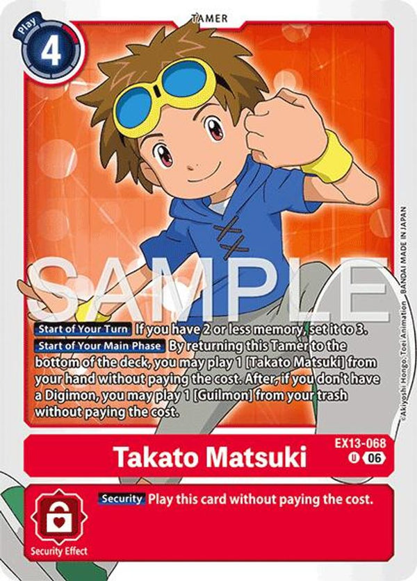 Takato Matsuki - EX13-068 - Uncommon