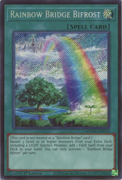 Rainbow Bridge Bifrost (Secret Rare) - MAMO-EN023 - Secret Rare - 1st Edition