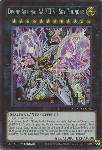 Divine Arsenal AA-ZEUS - Sky Thunder (Secret Rare) - MAMO-EN035 - Secret Rare - 1st Edition