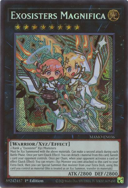 Exosisters Magnifica (Secret Rare) - MAMO-EN036 - Secret Rare - 1st Edition