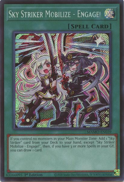 Sky Striker Mobilize - Engage! (Secret Rare) - MAMO-EN039 - Secret Rare - 1st Edition