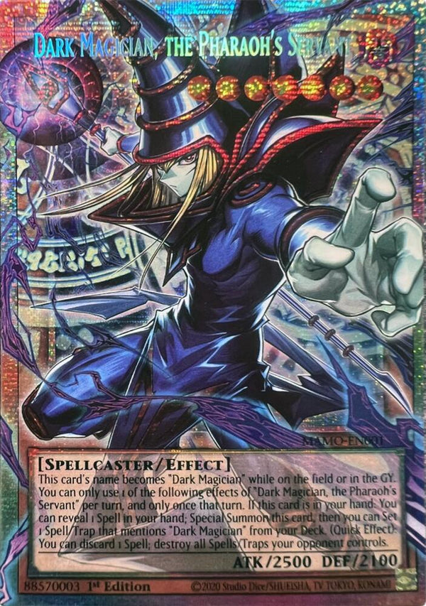 Dark Magician, the Pharaoh's Servant (Extended Art) - MAMO-EN001 - Starlight Rare - 1st Edition