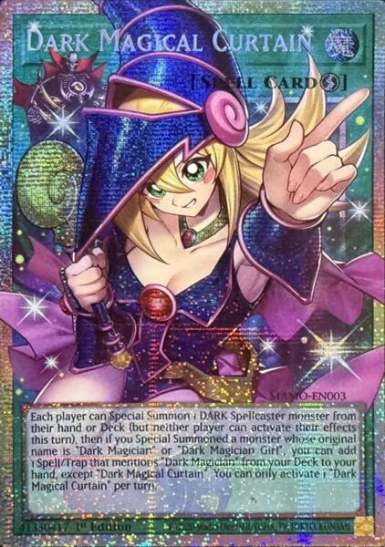 Dark Magical Curtain (Extended Art) - MAMO-EN003 - Starlight Rare - 1st Edition