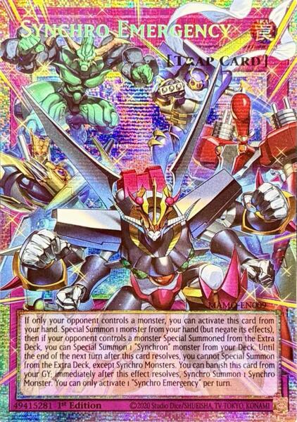 Synchro Emergency (Extended Art) - MAMO-EN009 - Starlight Rare - 1st Edition
