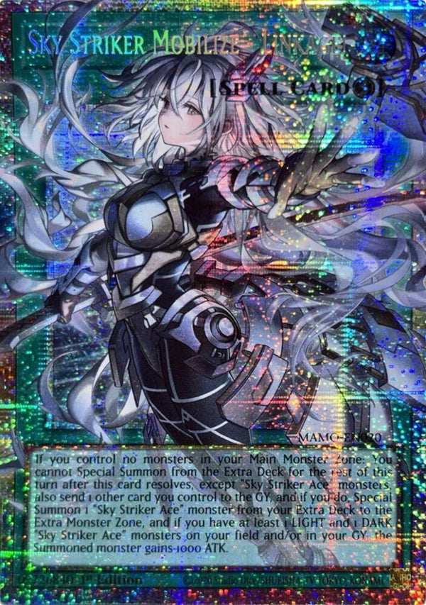 Sky Striker Mobilize - Linkage! (Extended Art) - MAMO-EN020 - Starlight Rare - 1st Edition