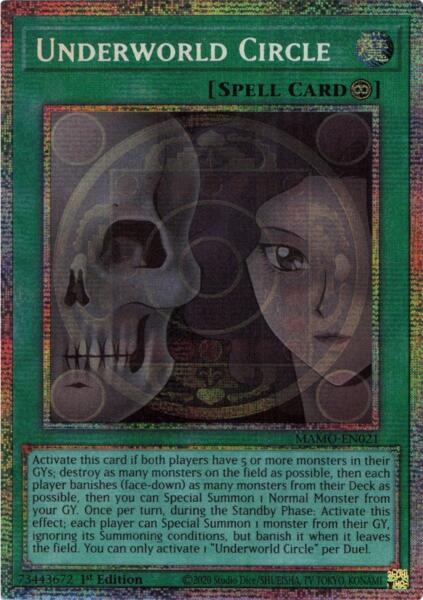 Underworld Circle - MAMO-EN021 - Starlight Rare - 1st Edition