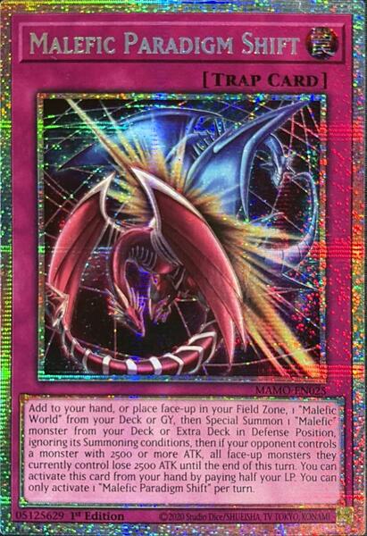 Malefic Paradigm Shift - MAMO-EN025 - Starlight Rare - 1st Edition