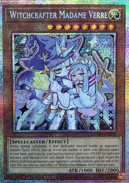 Witchcrafter Madame Verre - MAMO-EN031 - Starlight Rare - 1st Edition