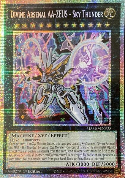 Divine Arsenal AA-ZEUS - Sky Thunder - MAMO-EN035 - Starlight Rare - 1st Edition