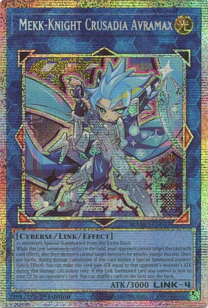 Mekk-Knight Crusadia Avramax - MAMO-EN037 - Starlight Rare - 1st Edition