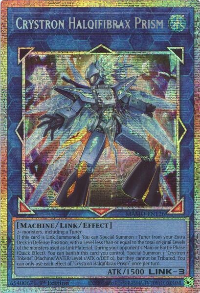 Crystron Halqifibrax Prism - MAMO-EN126 - Starlight Rare - 1st Edition