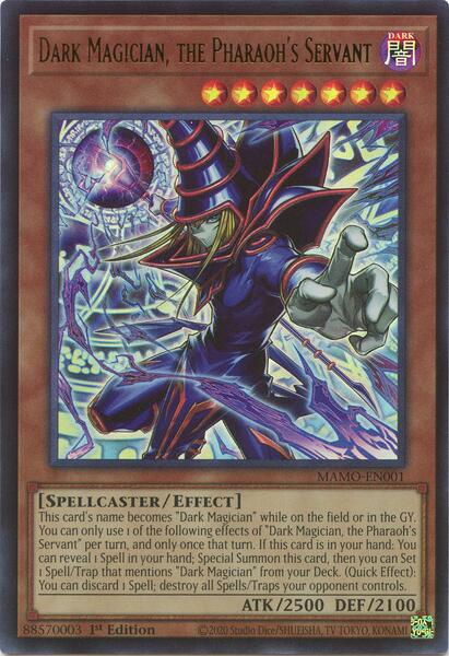 Dark Magician, the Pharaoh's Servant - MAMO-EN001 - Ultra Rare - 1st Edition