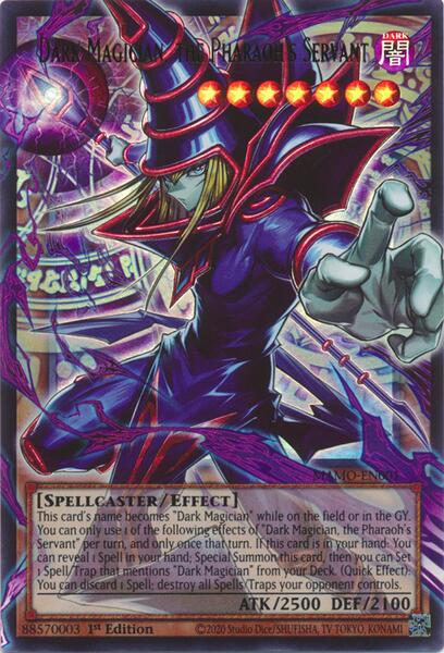 Dark Magician, the Pharaoh's Servant (Extended Art) - MAMO-EN001 - Ultra Rare - 1st Edition