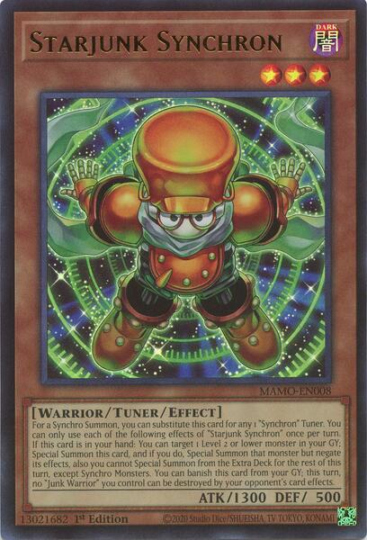 Starjunk Synchron - MAMO-EN008 - Ultra Rare - 1st Edition